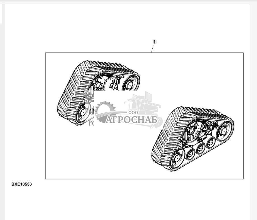 Комплект для самостоятельной установки, гусеница лесозаготовительной машины, 26 дюймов 